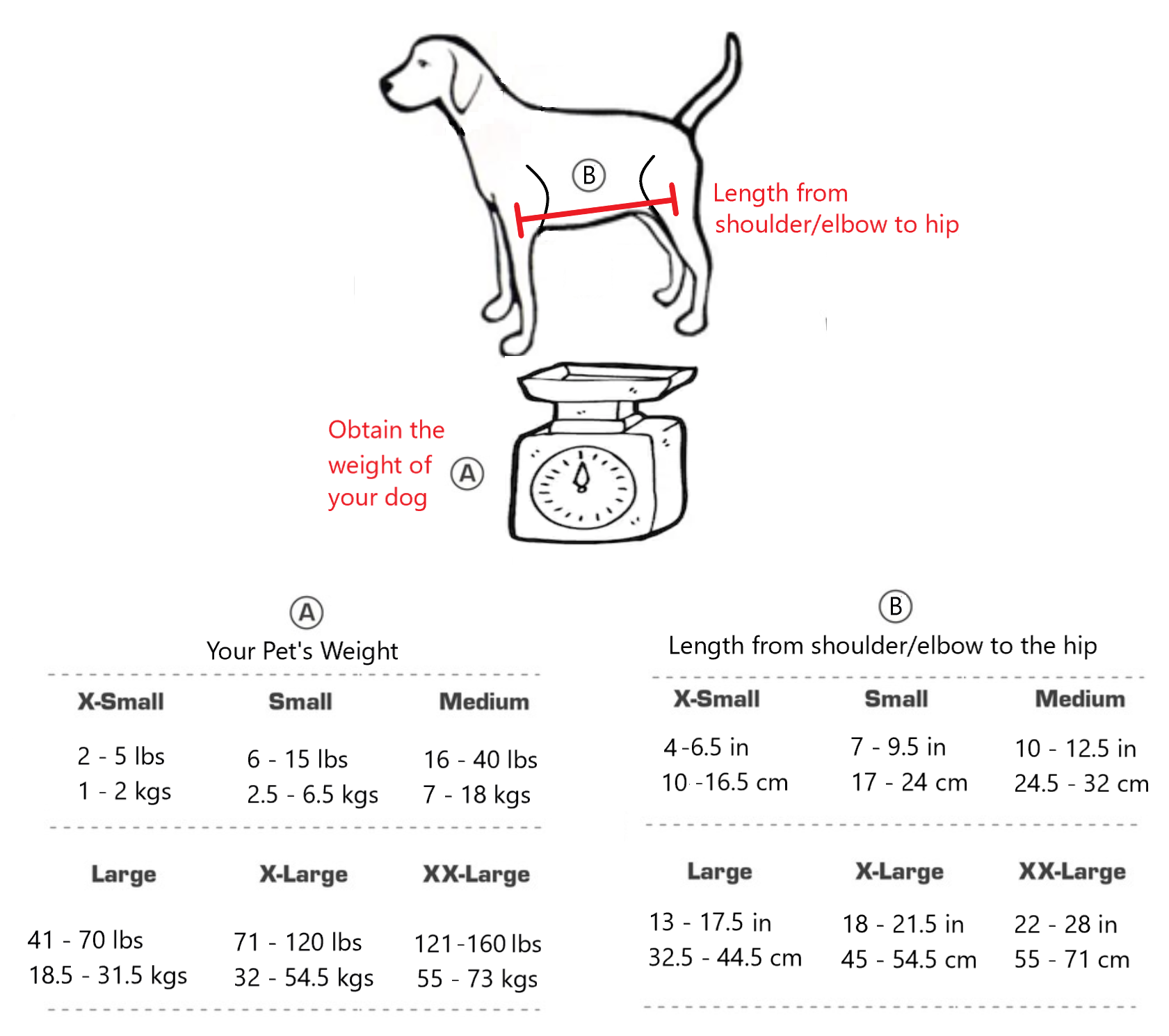 Large Harness (41-70lbs / 18.5-31.5kgs)